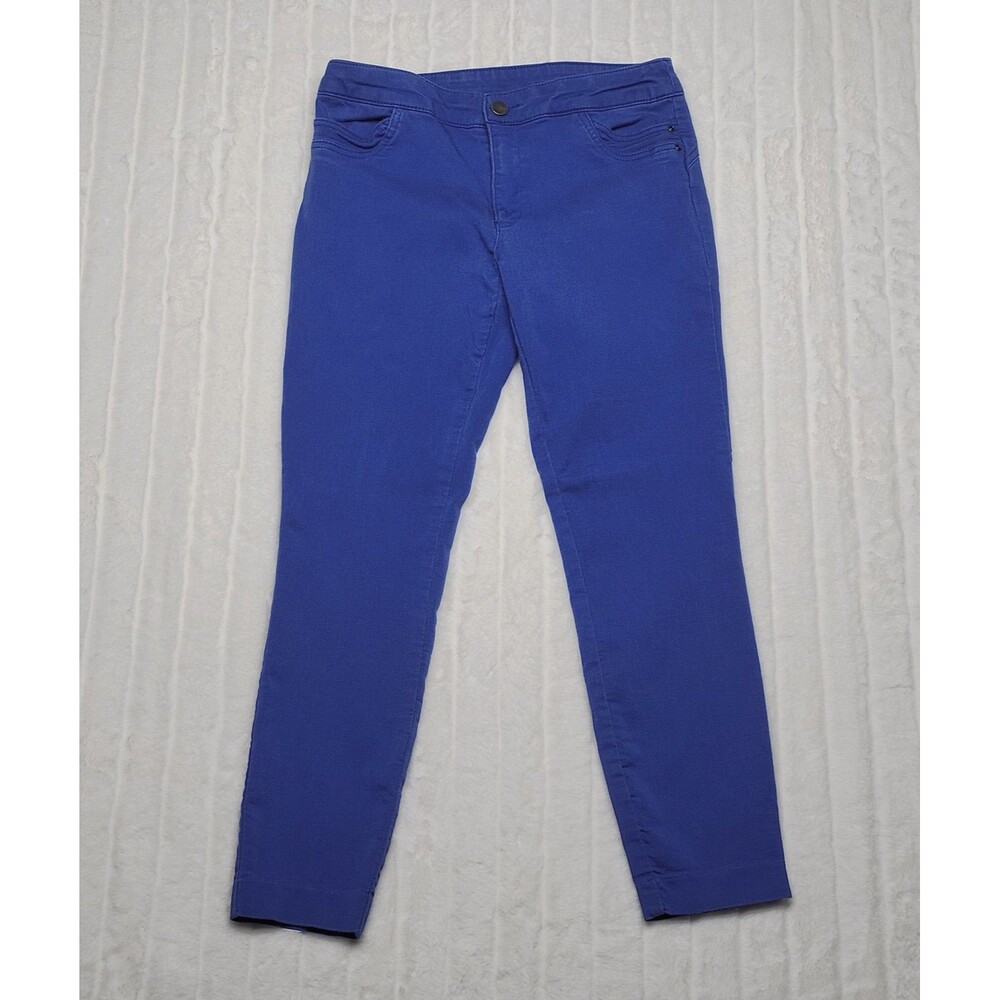 Christopher & Banks Women's Size 4 Average Royal Blue Slim Fit Jeans Stretch